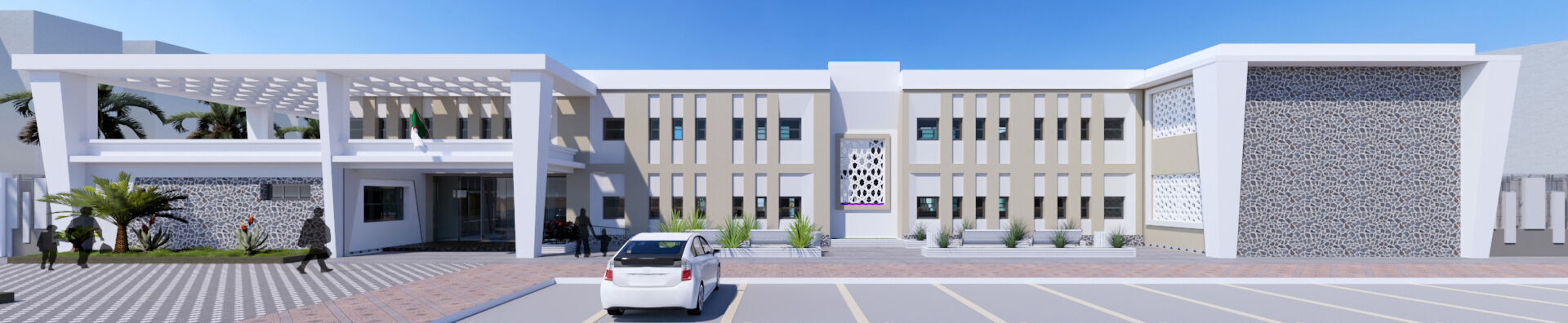 Primary school in Guezzam 3D model_17