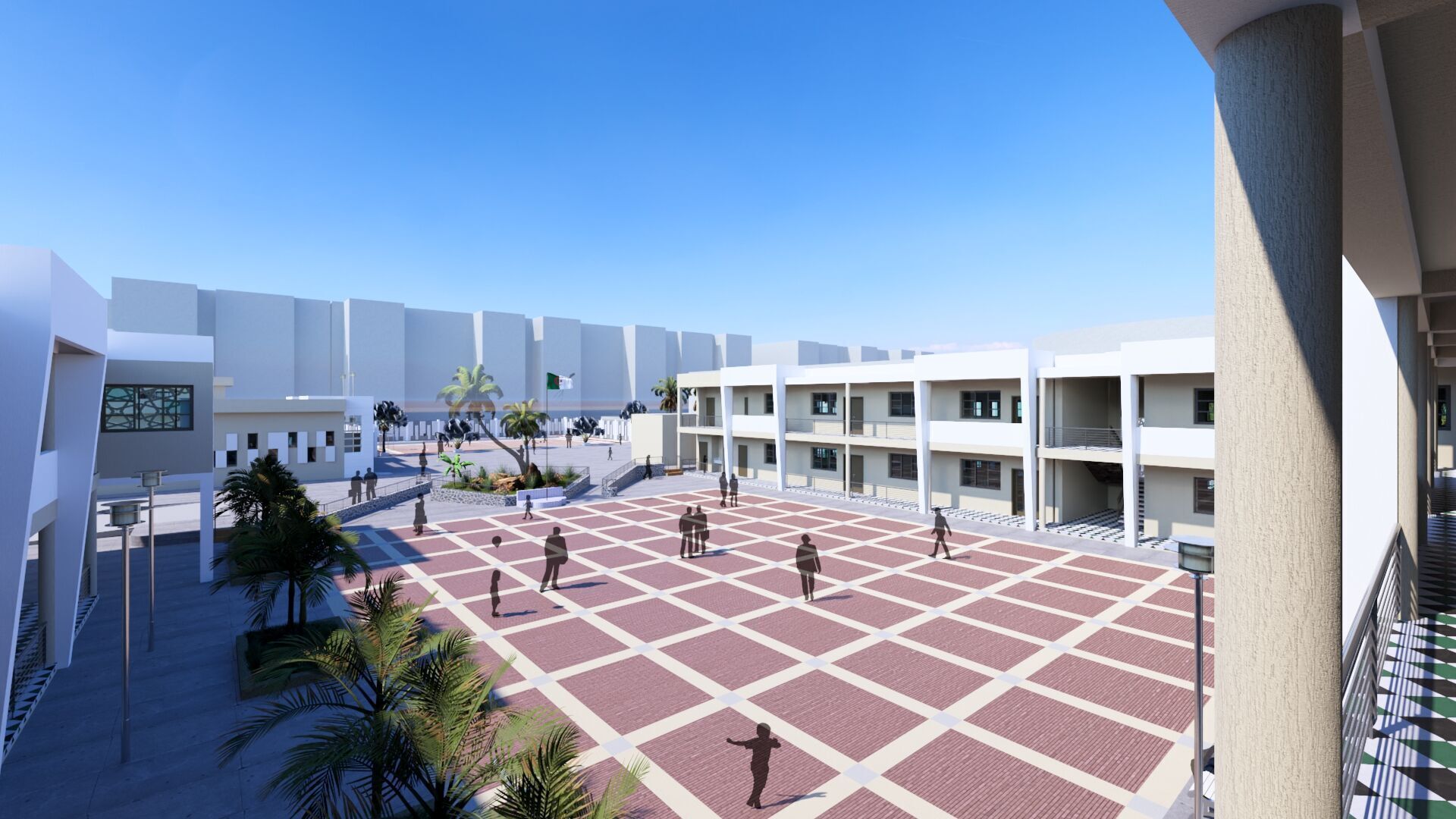 Primary school in Guezzam 3D model_19