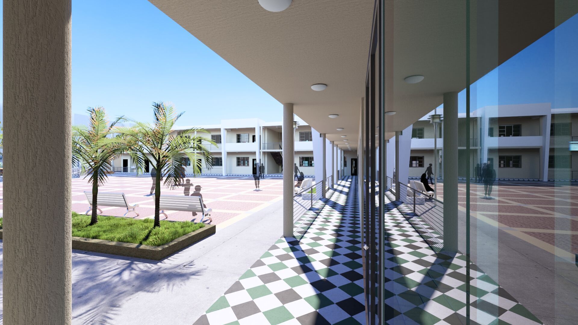 Primary school in Guezzam 3D model_18