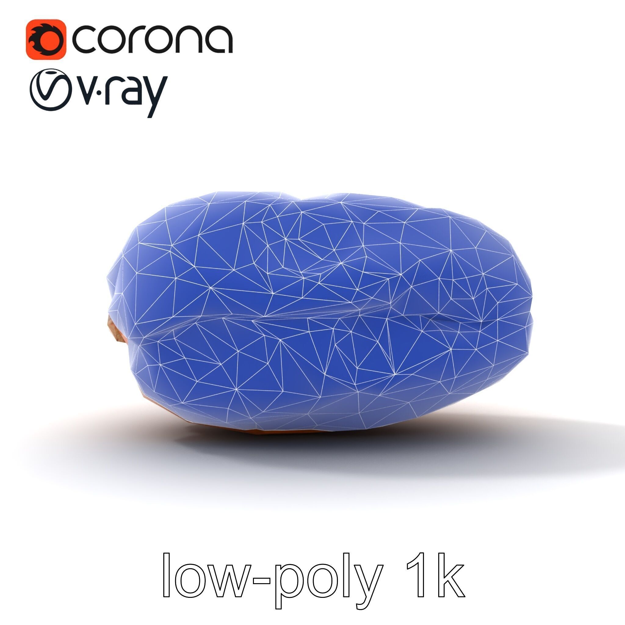 Dried Date Fruit Detailed Model Pack Low-poly 3D model_21