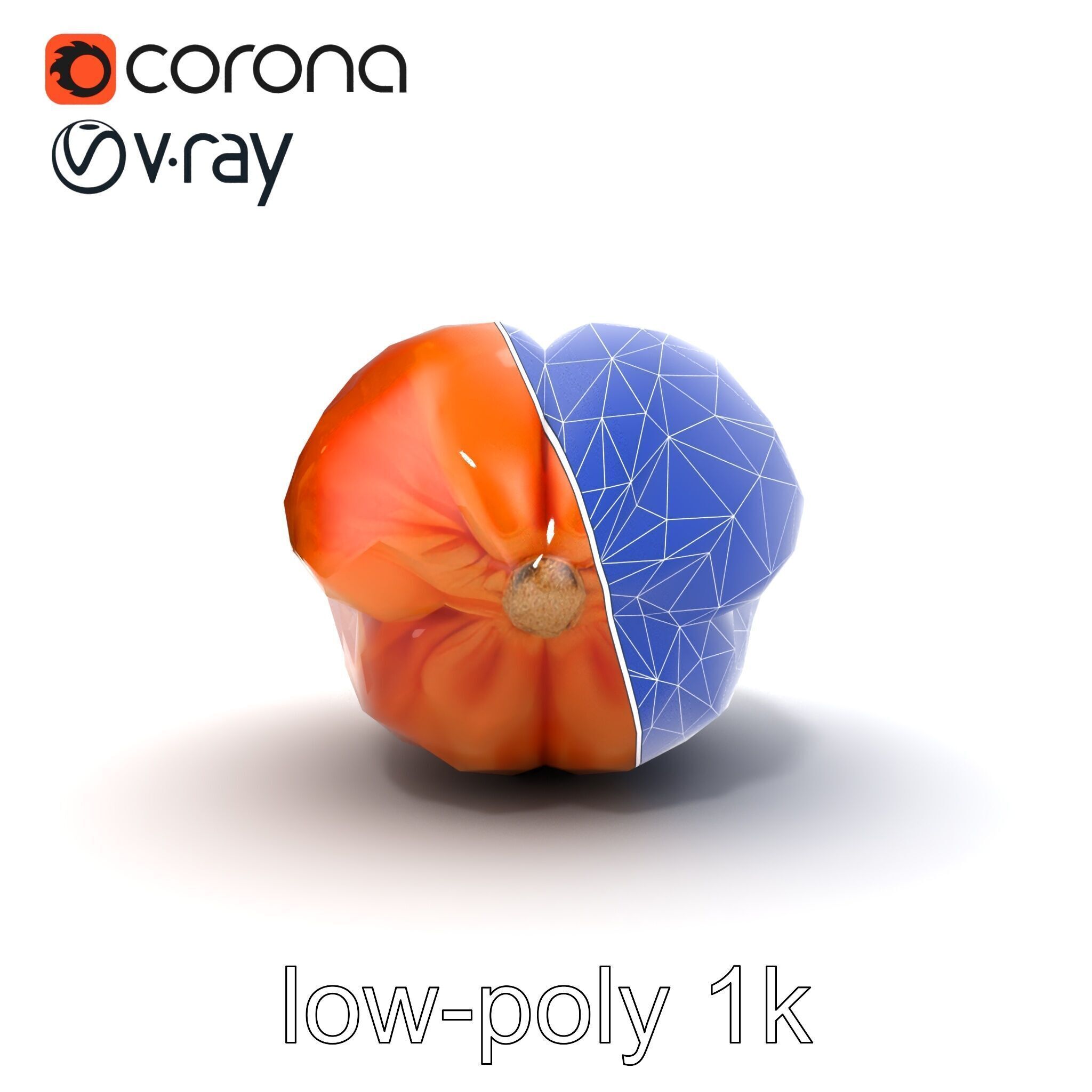 Dried Date Fruit Detailed Model Pack Low-poly 3D model_31