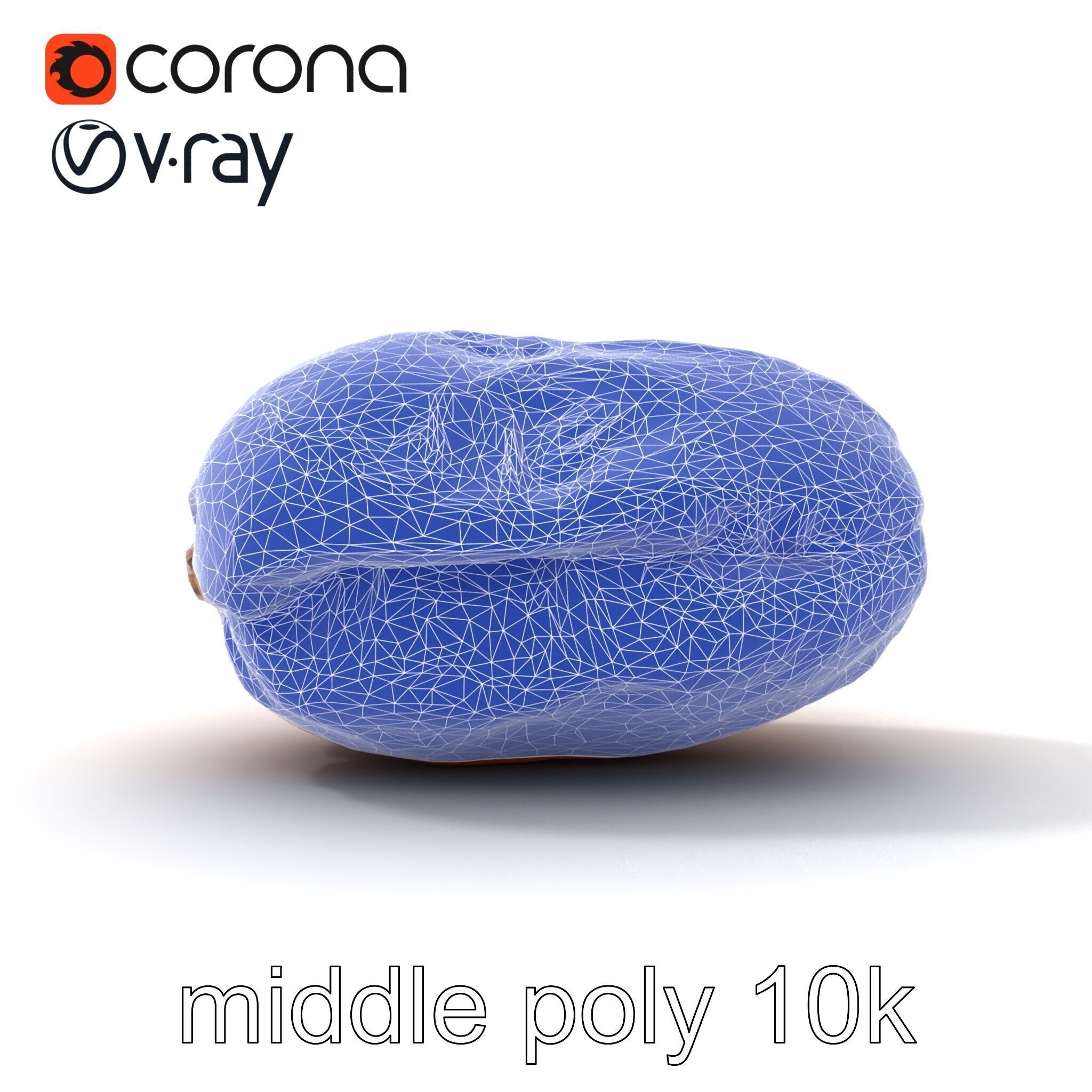 Dried Date Fruit Detailed Model Pack Low-poly 3D model_32