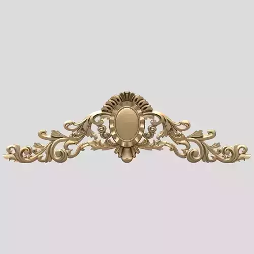 Carving ornate gold ornament 