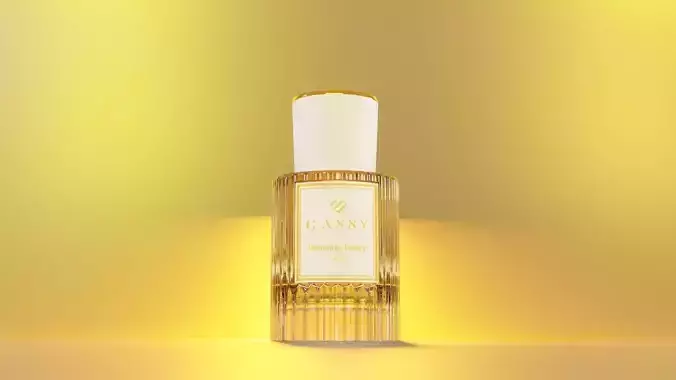 Realistic 3D Model Chloe Eau de Parfum 30ml Glass Bottle 3D model