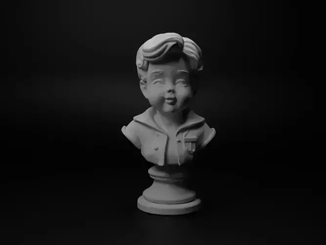 Child Hero Bust Chess