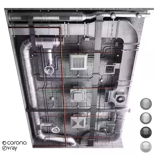 Industrial ceiling  Ventilation system 