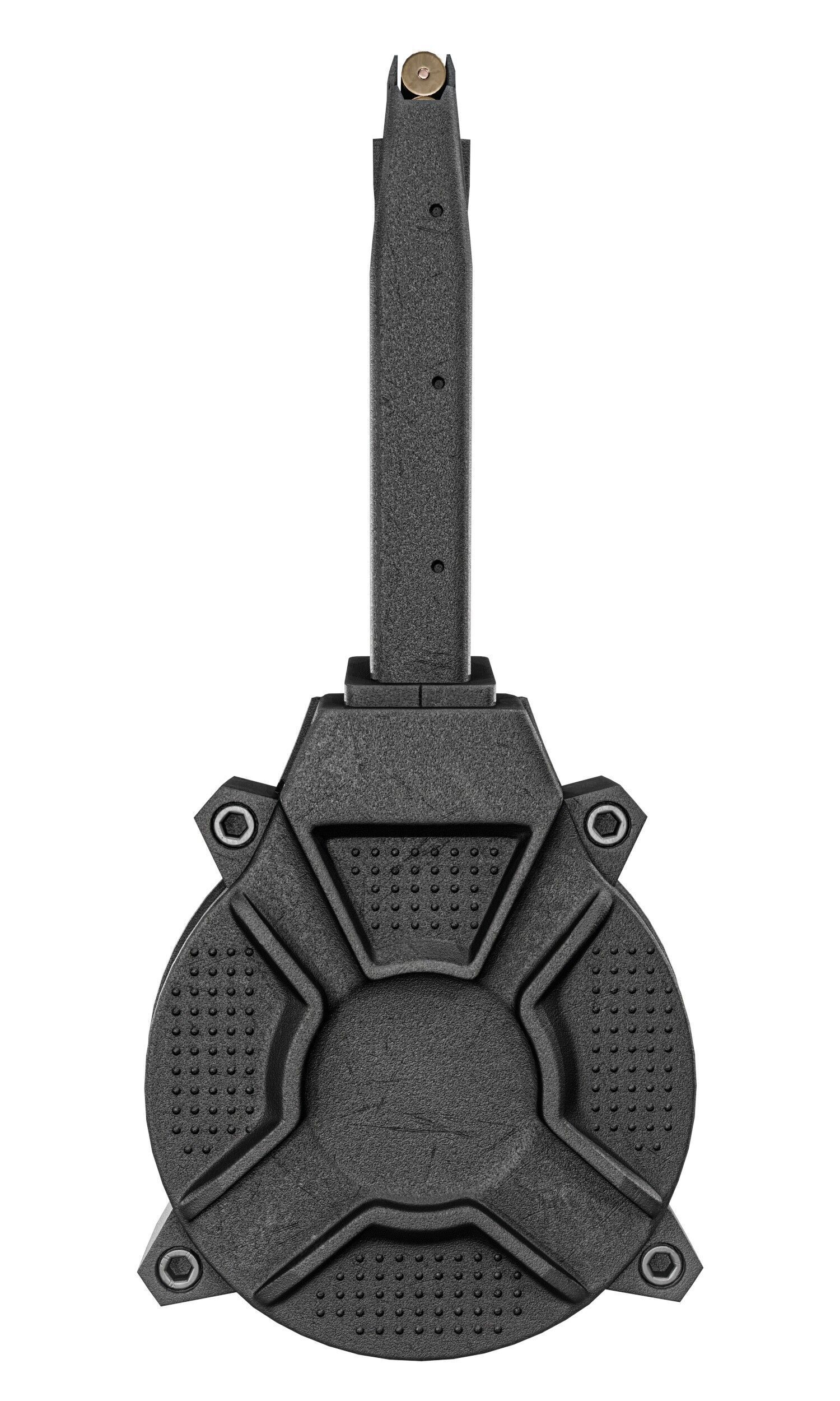 Glock 17 And 19 Drum Magazine Low-poly 3D model_10