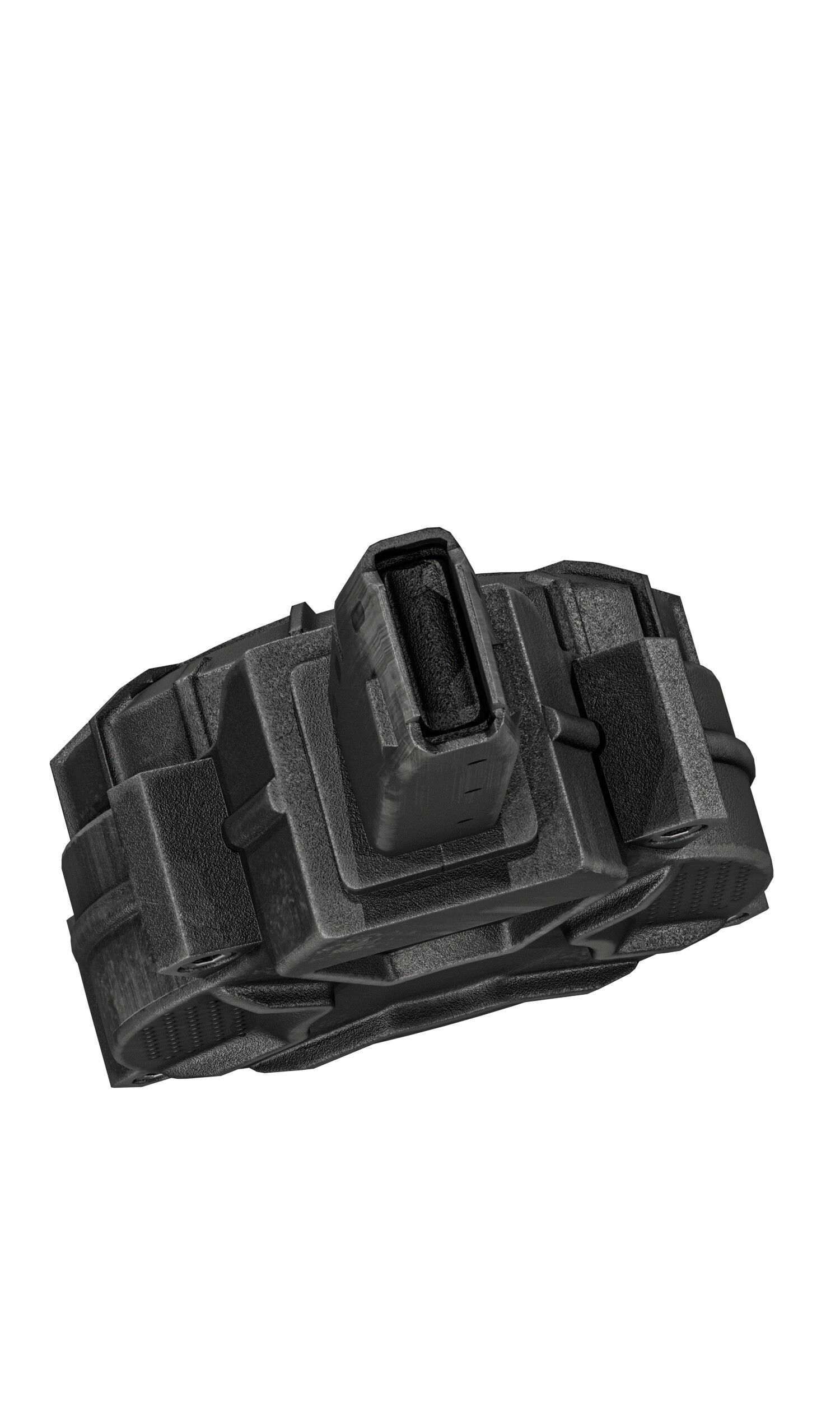 Glock 17 And 19 Drum Magazine Low-poly 3D model_13
