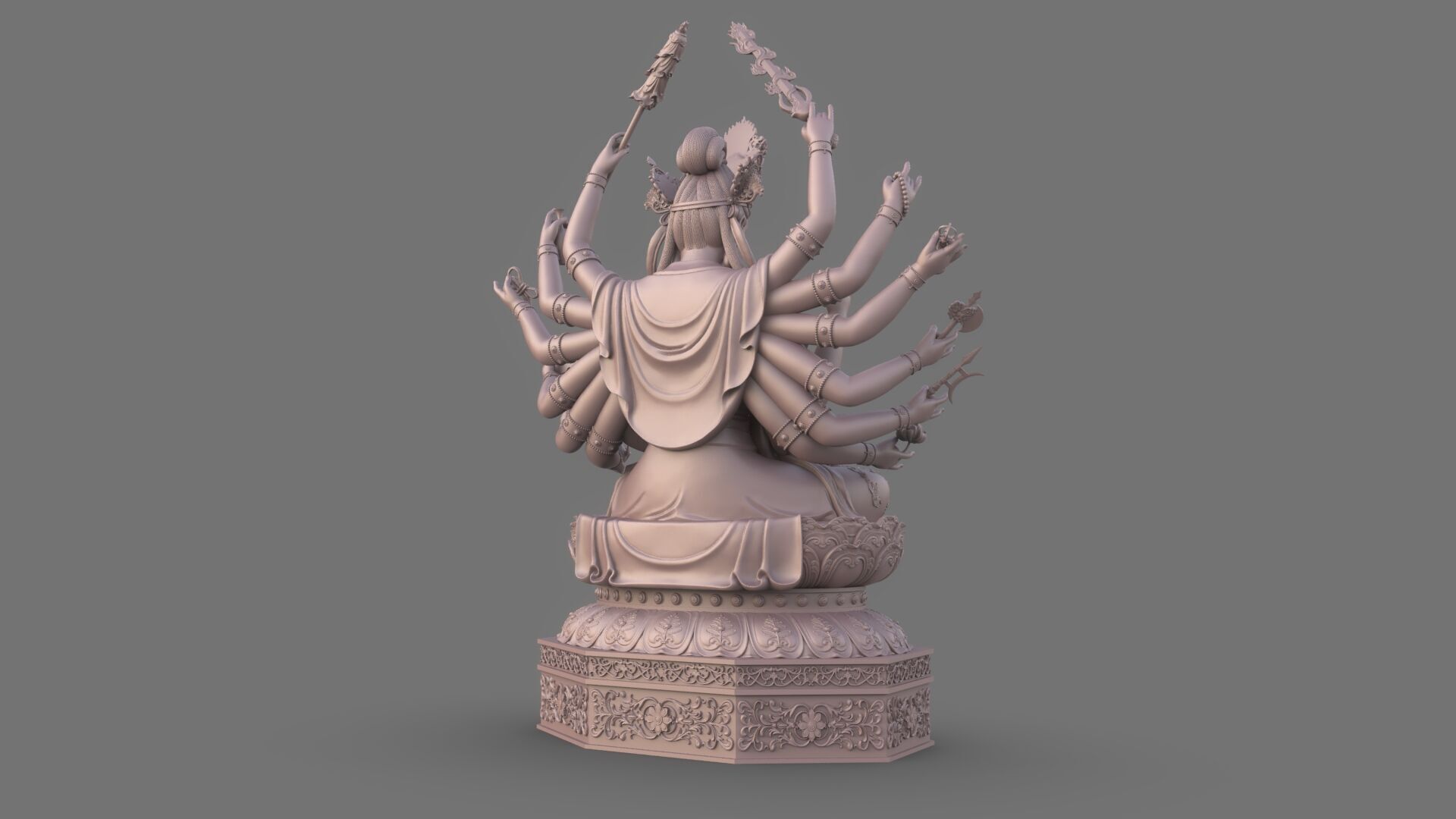 Bodhisattva Thousand-armed 3D model_21