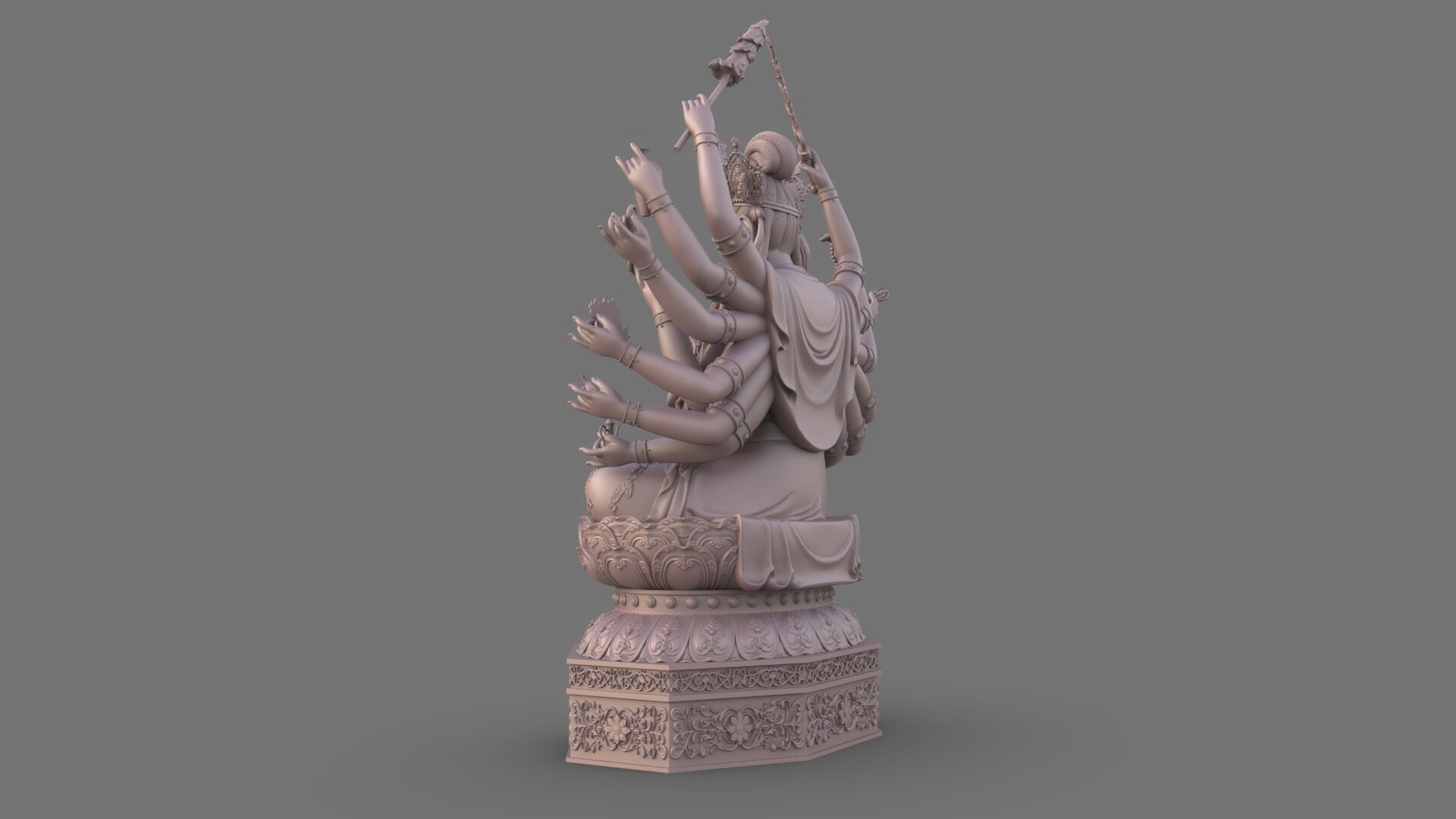 Bodhisattva Thousand-armed 3D model_24