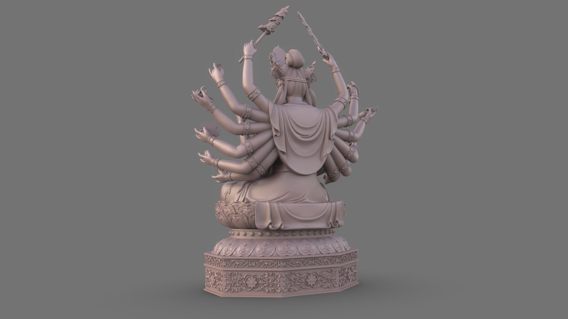 Bodhisattva Thousand-armed 3D model_16