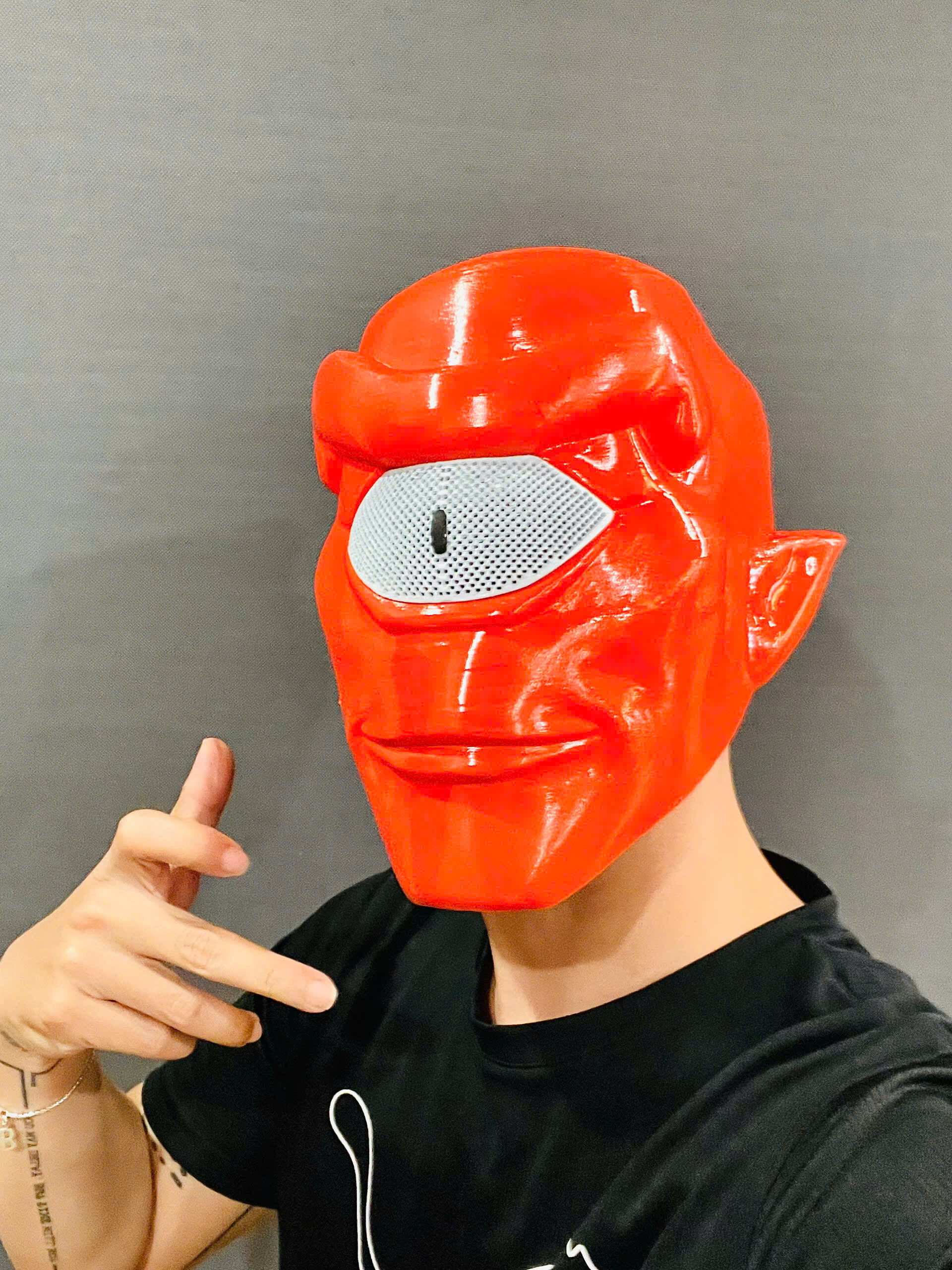 Invincible - Allen The Alien Mask - Halloween Comics Cosplay 3D print model_8