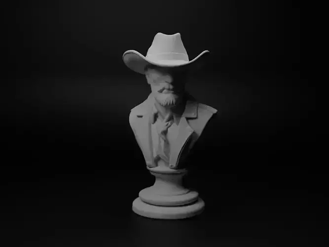 Cowboy Bust Chess