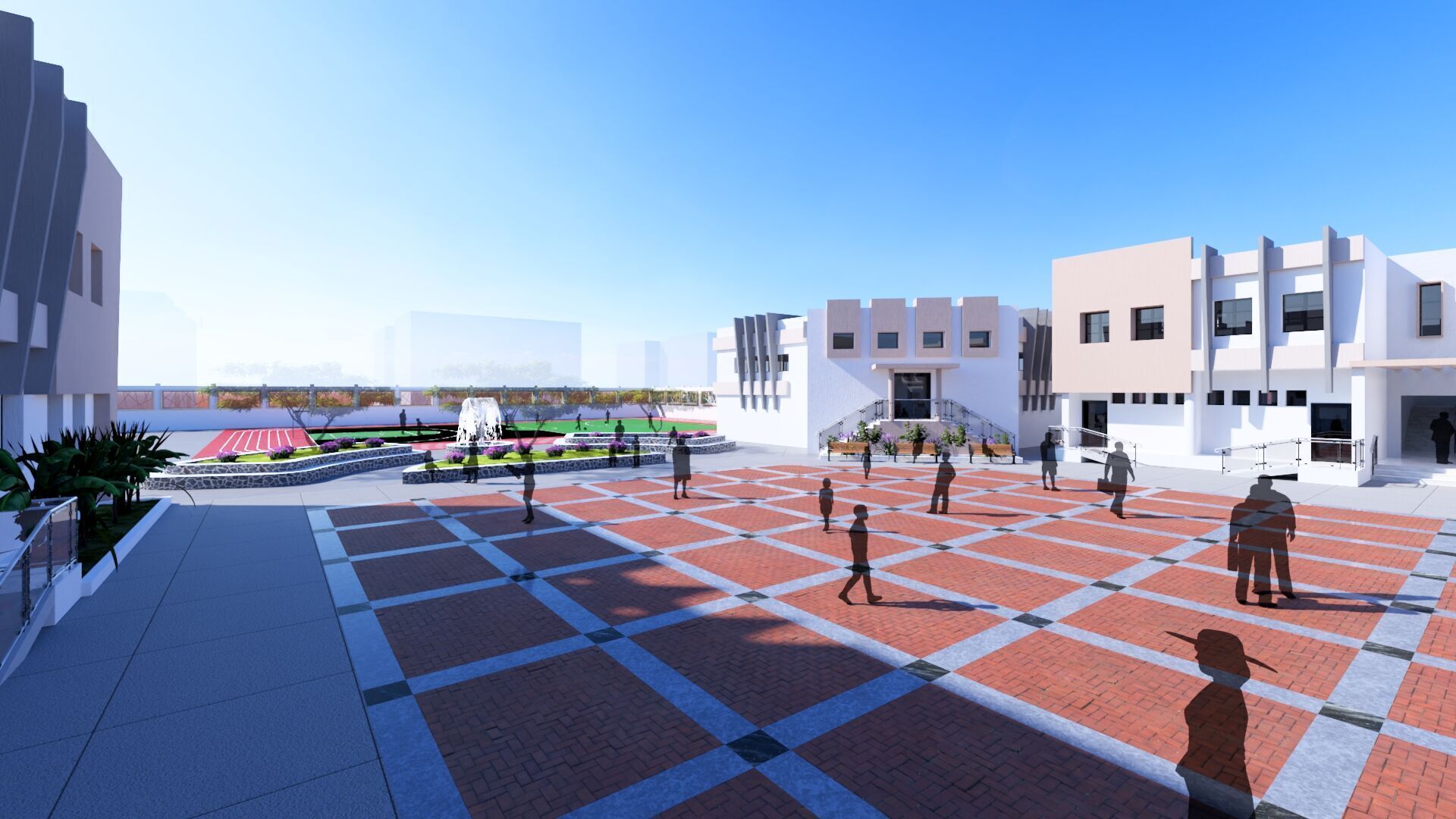 Middle School in Guezzam 3D model_17