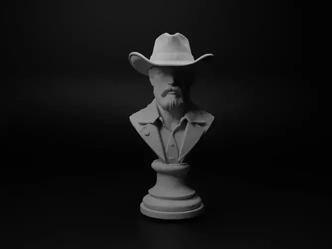 Cowboy Bust Chess