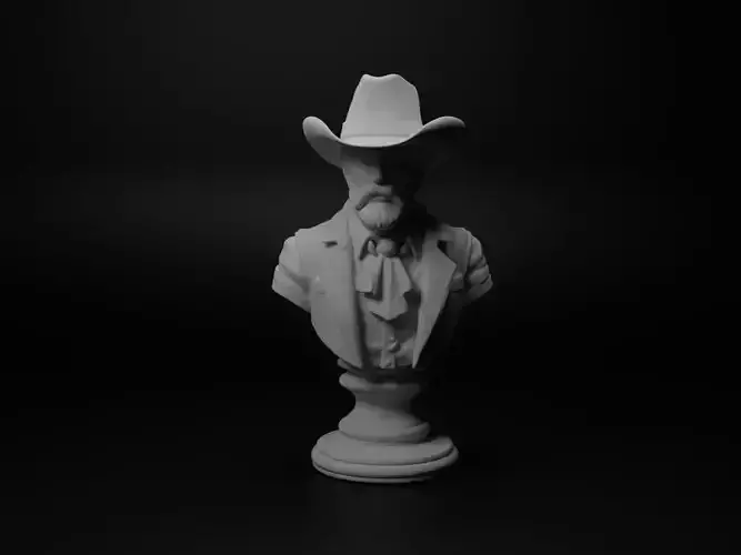 Cowboy Bust Chess