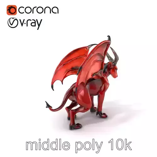 Infernal Demon Winged Creature model pack