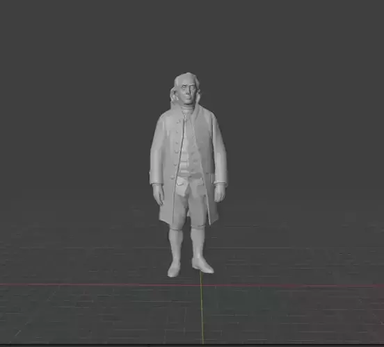 Benjamin Franklin 3D print model
