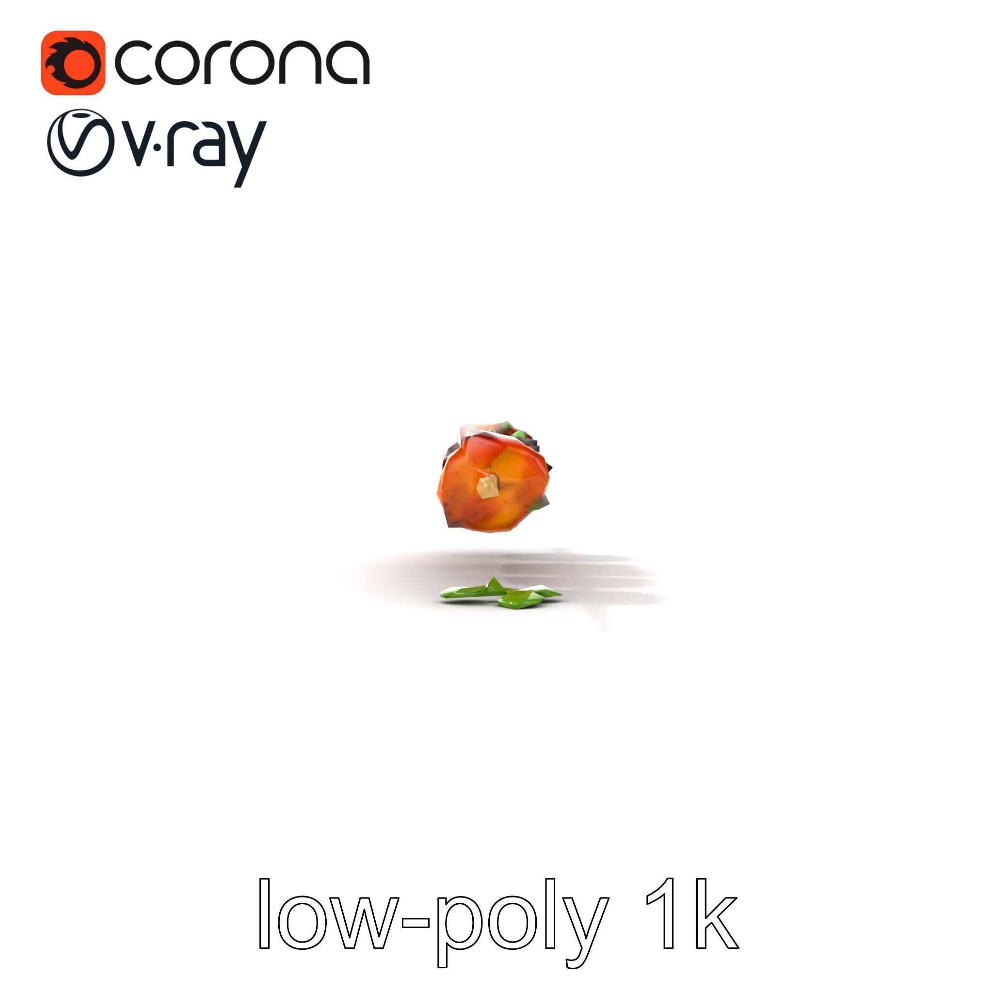 Grilled Kebab Skewer model pack Low-poly 3D model_12