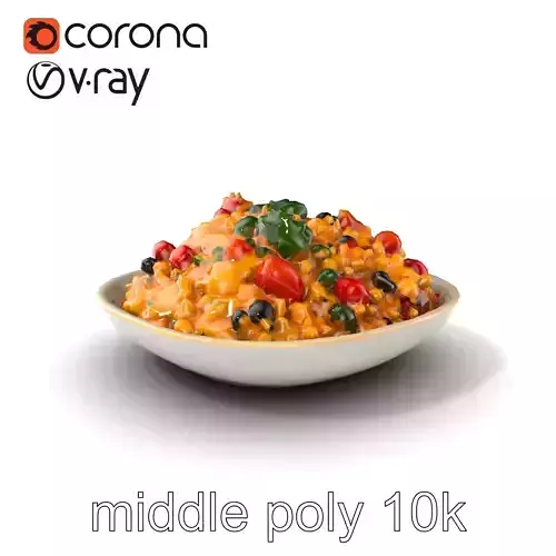 Couscous Vegetable Bowl model pack