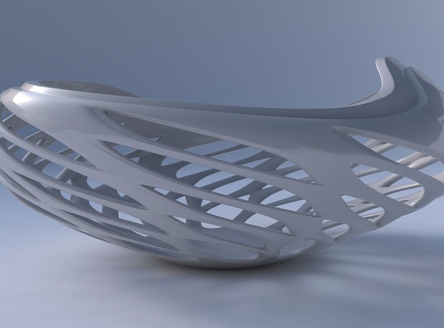 Bowl seed shell with smooth beveled cuts and extruded top twi... 3D print model_4