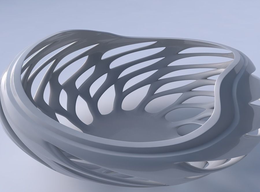 Bowl seed shell with smooth beveled cuts and extruded top twi... 3D print model_3