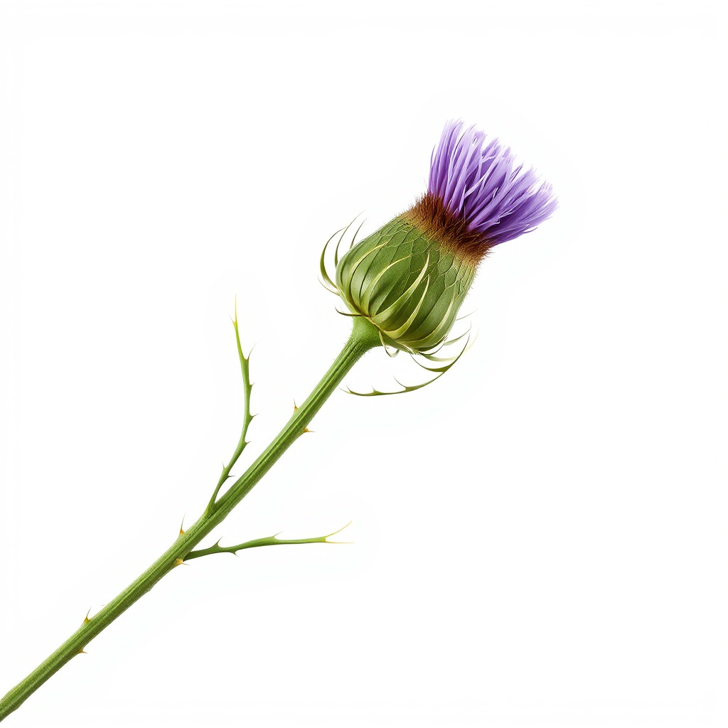 Thistle Flower Intricate Detail model pack Low-poly 3D model_4