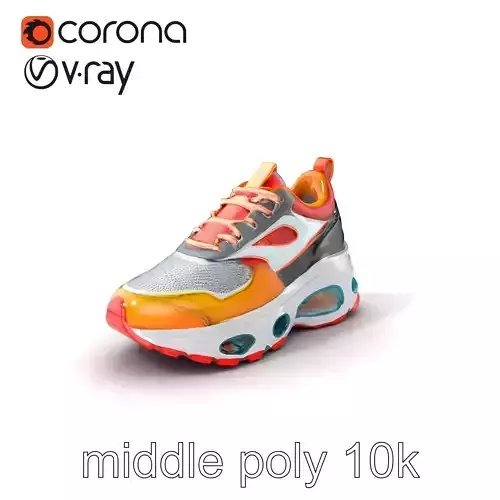 Contemporary Sports Sneaker Model Pack