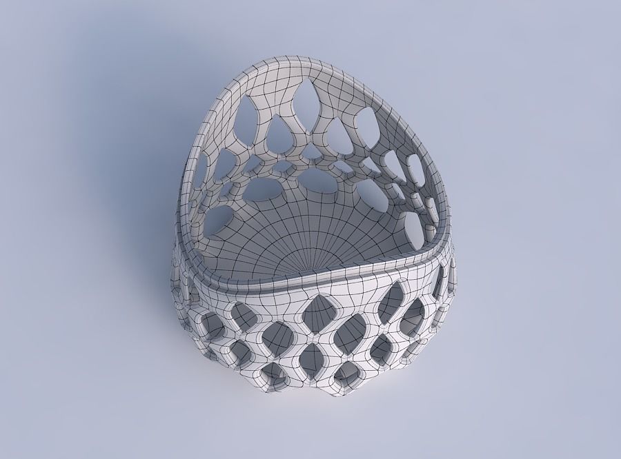 Bowl seed shell with smooth beveled cuts and extruded top str... 3D print model_6