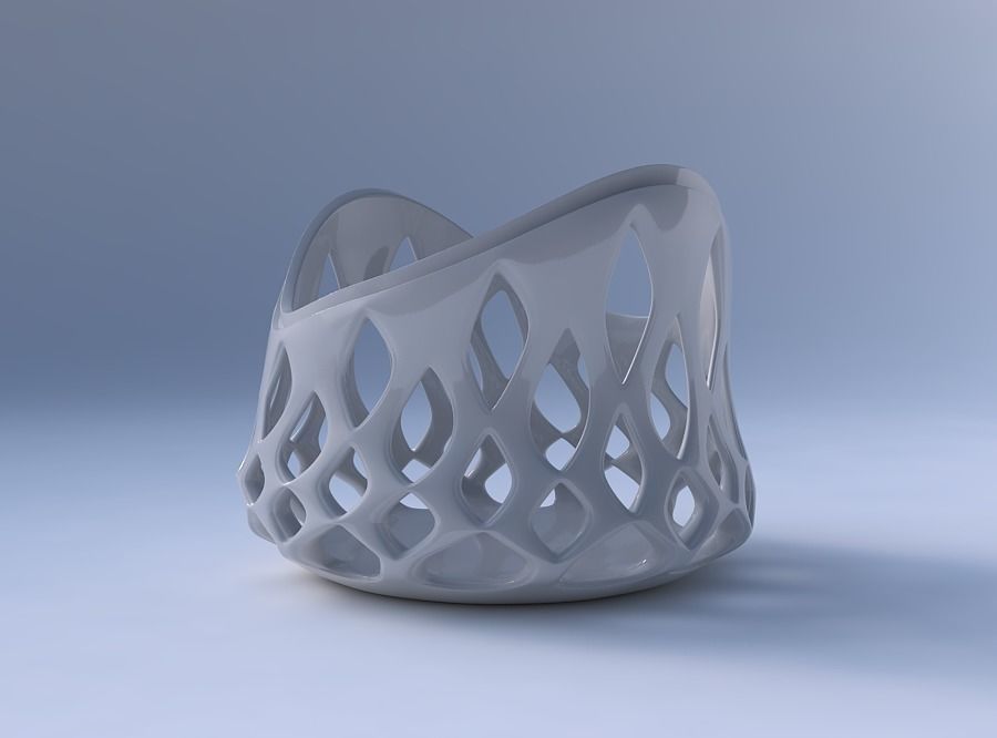 Bowl seed shell with smooth beveled cuts and extruded top str... 3D print model_4
