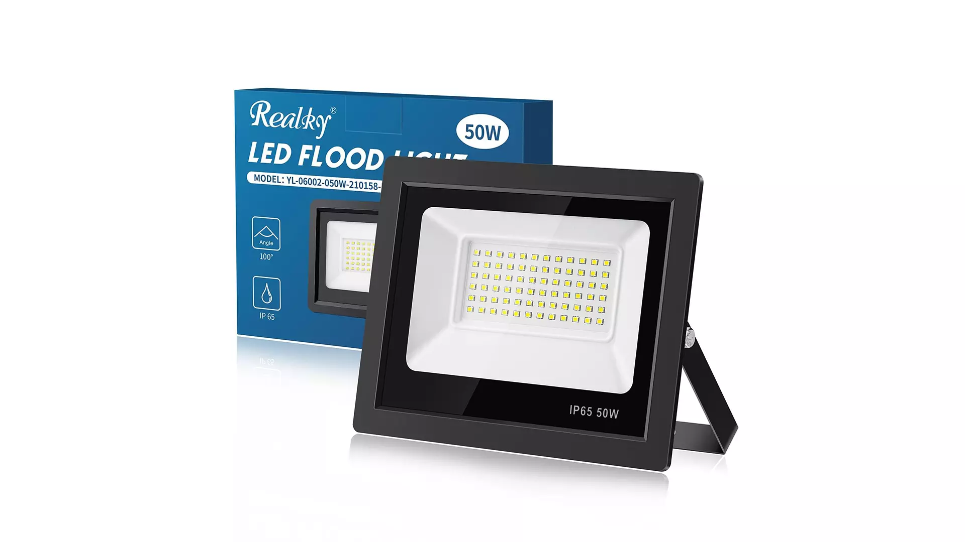 LED Flood Light 3D model_0