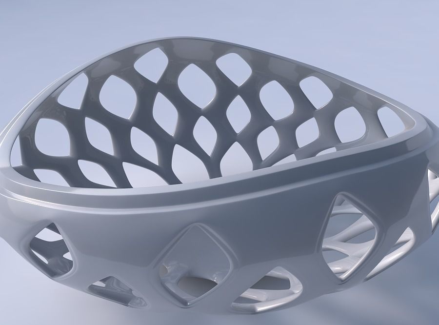 Bowl seed shell with smooth beveled cuts and extruded top squ... 3D print model_3