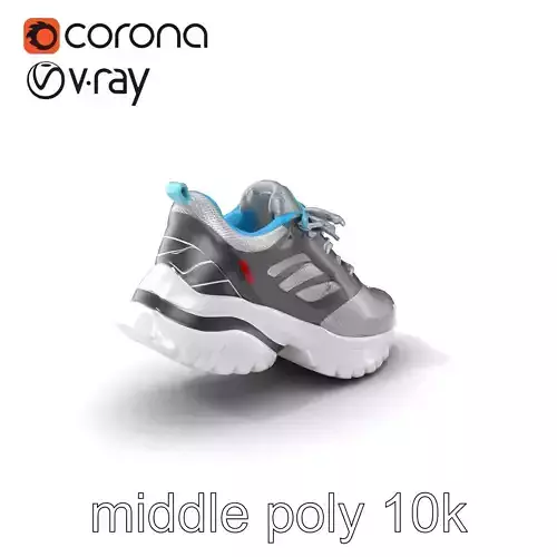 HighPerformance Stylish Sneaker Model Pack