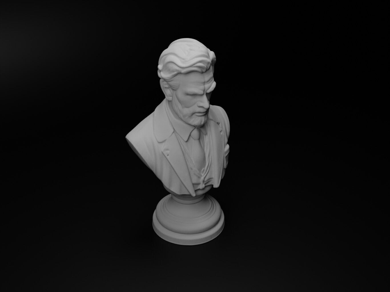 Guide Bust Chess 3D print model_2