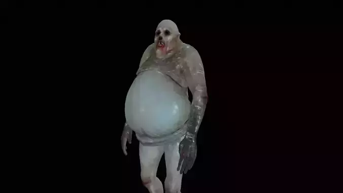 Zombie Game ready model PBR