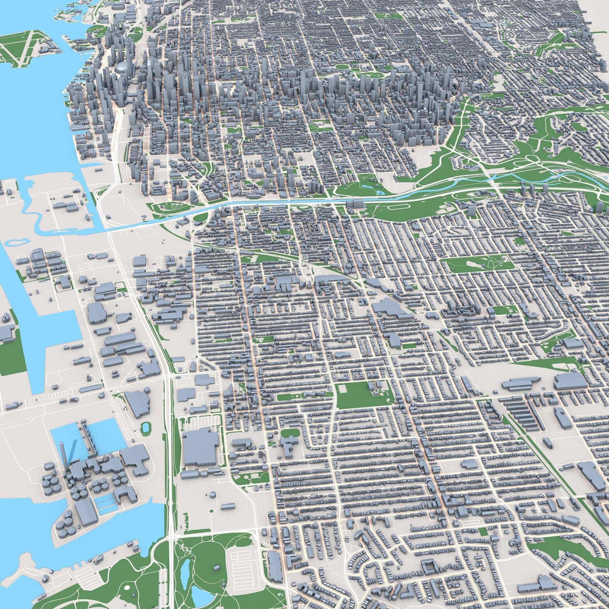 Toronto City Canada 3D model_3