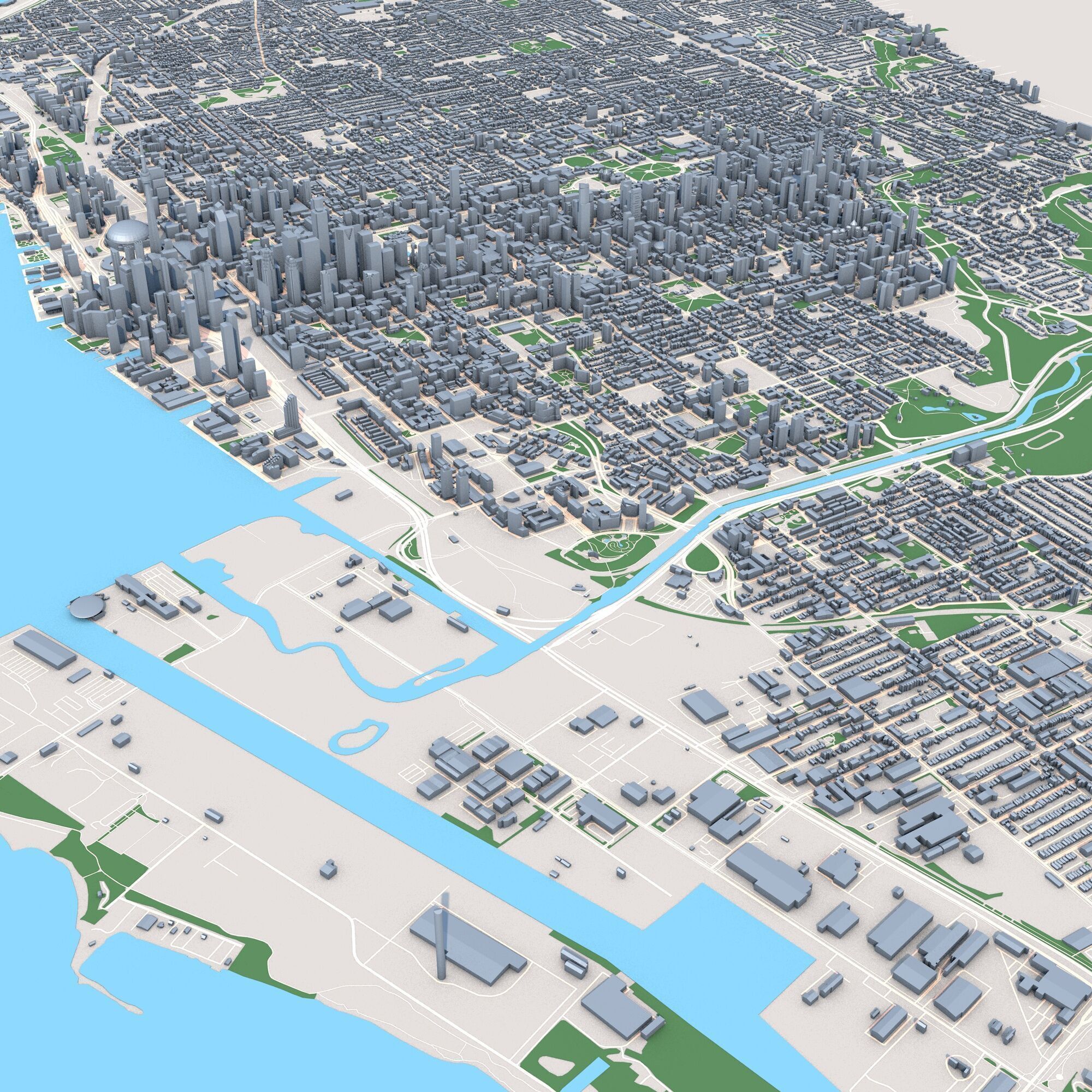 Toronto City Canada 3D model_2