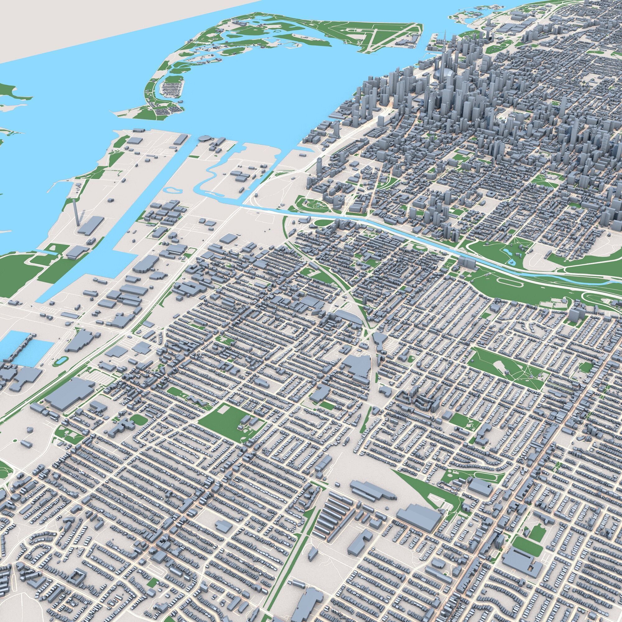 Toronto City Canada 3D model_4