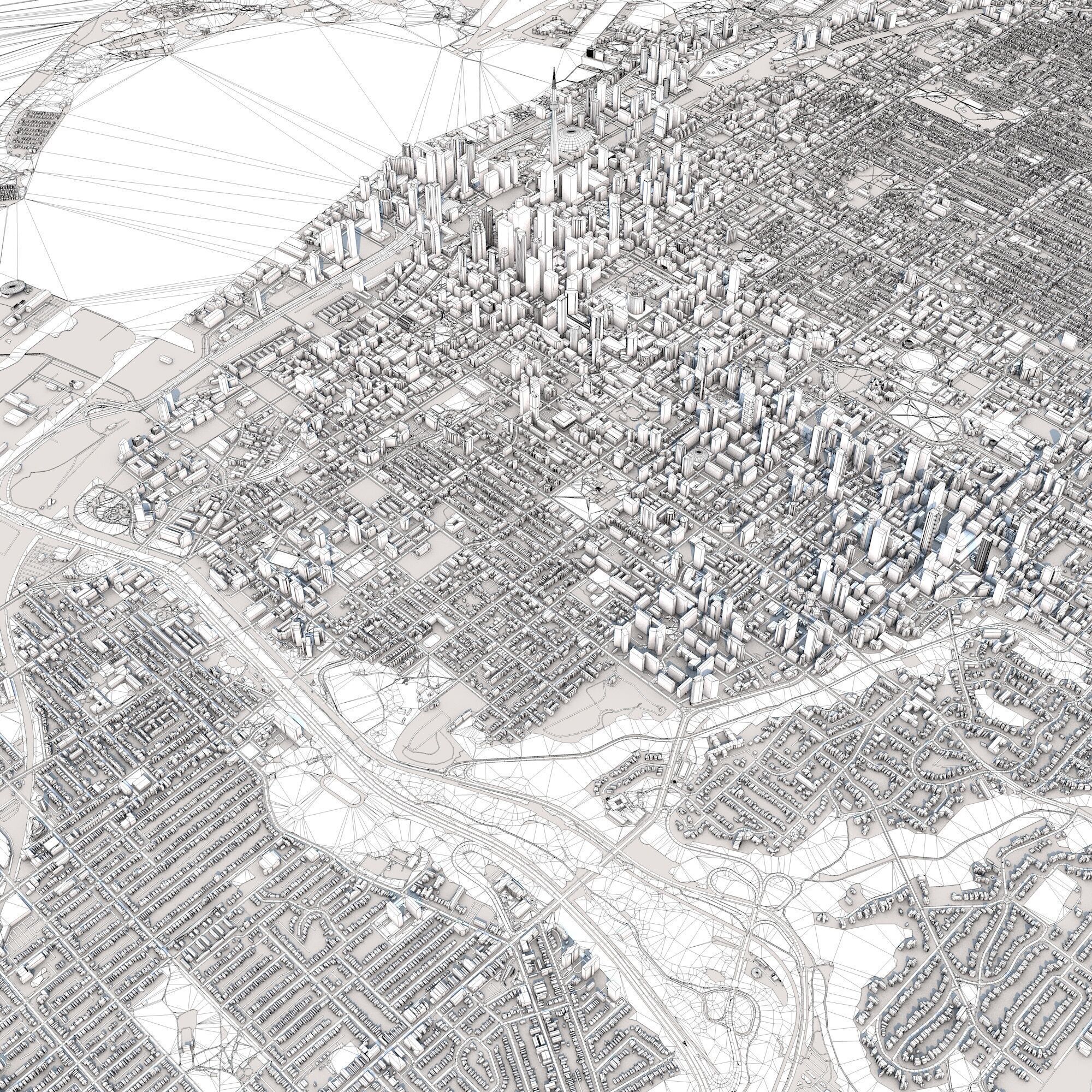 Toronto City Canada 3D model_9