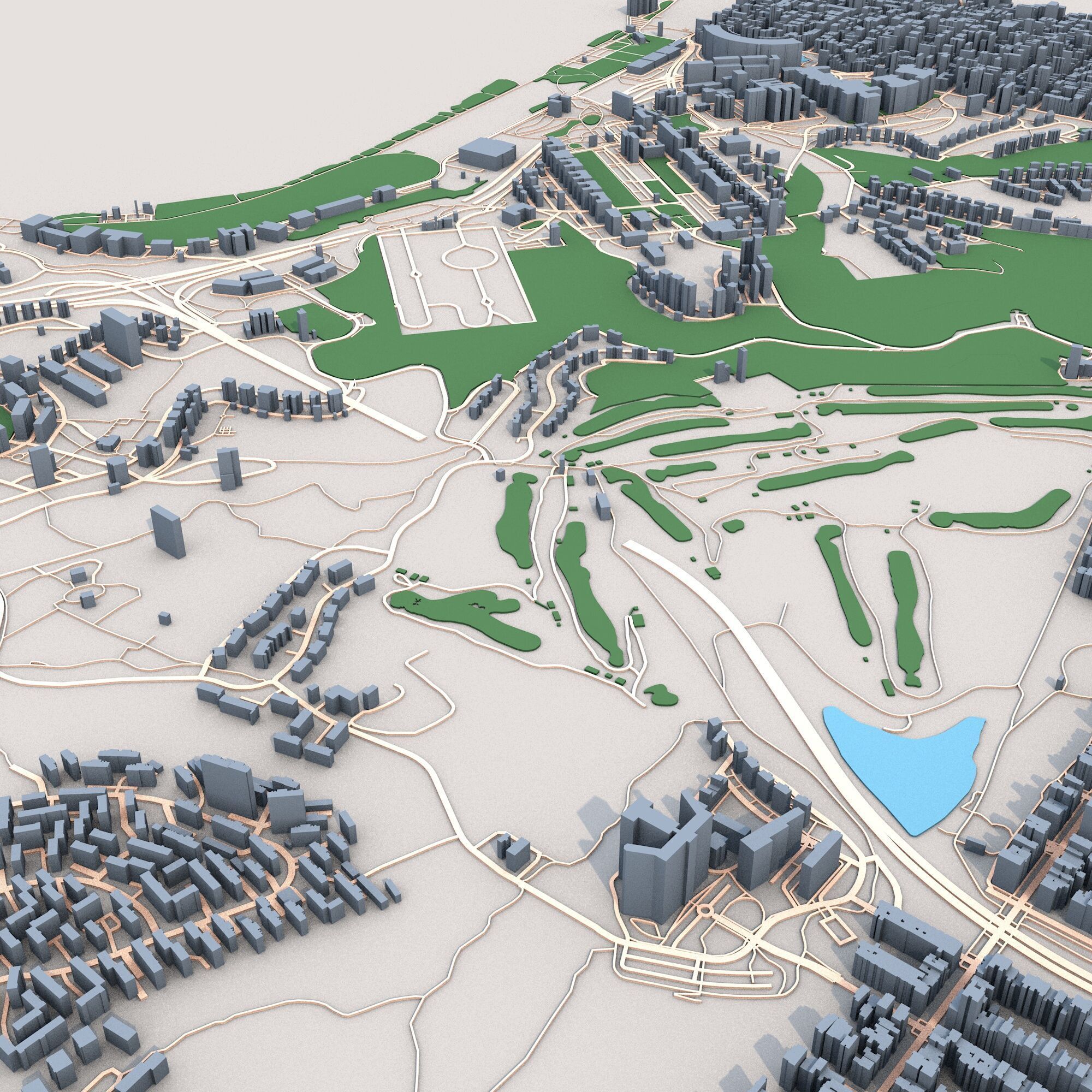 San Francisco City California 3D model_8