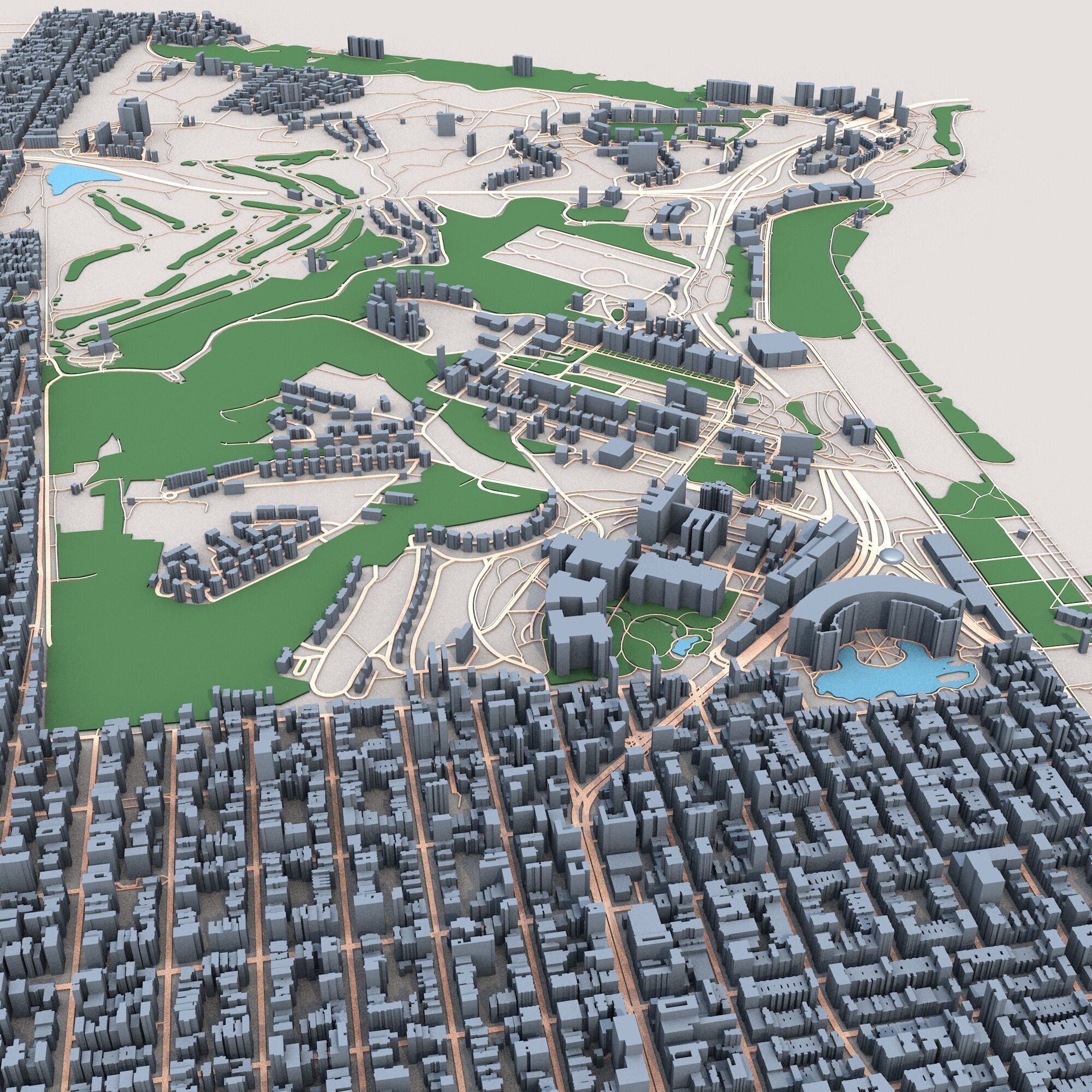 San Francisco City California 3D model_5