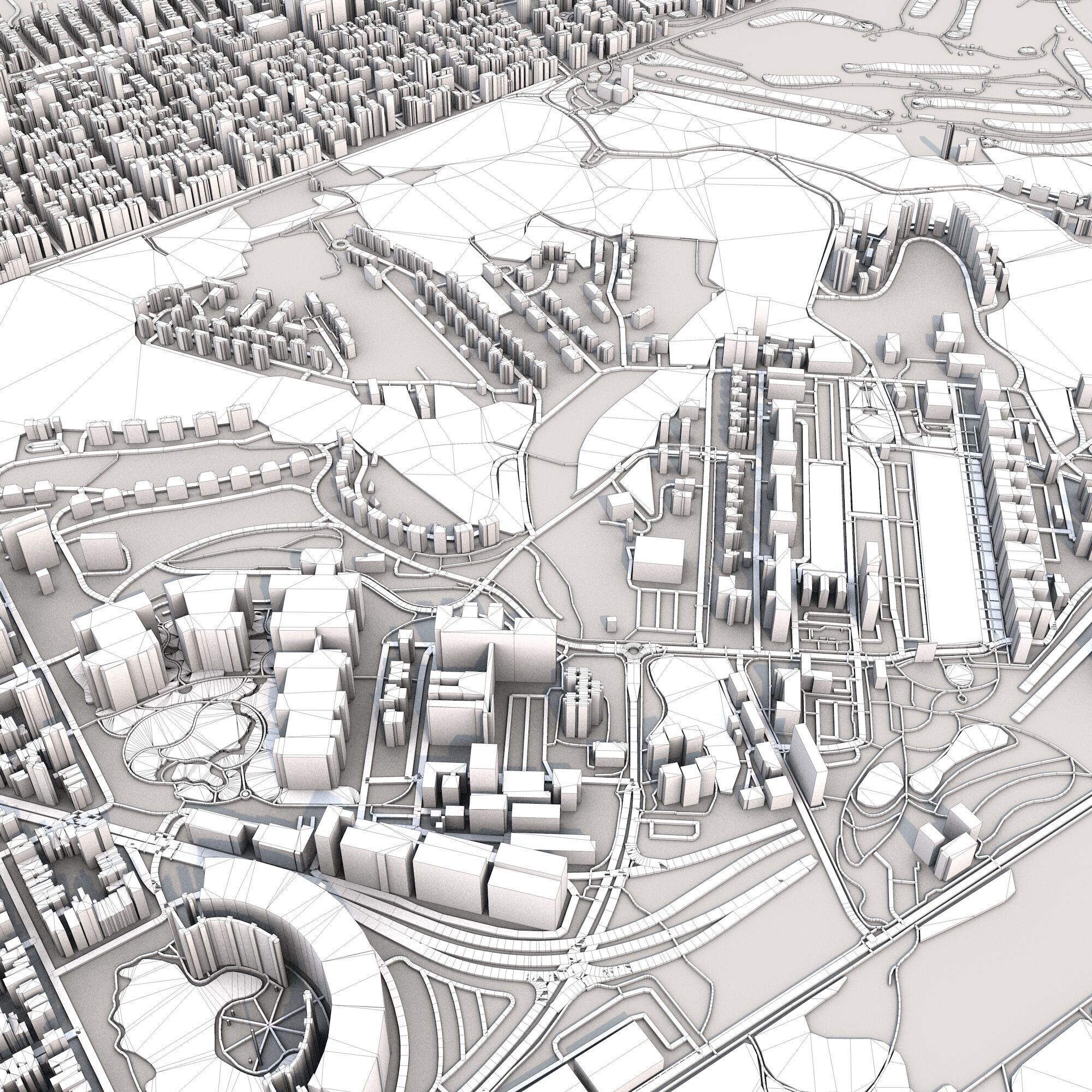 San Francisco City California 3D model_10