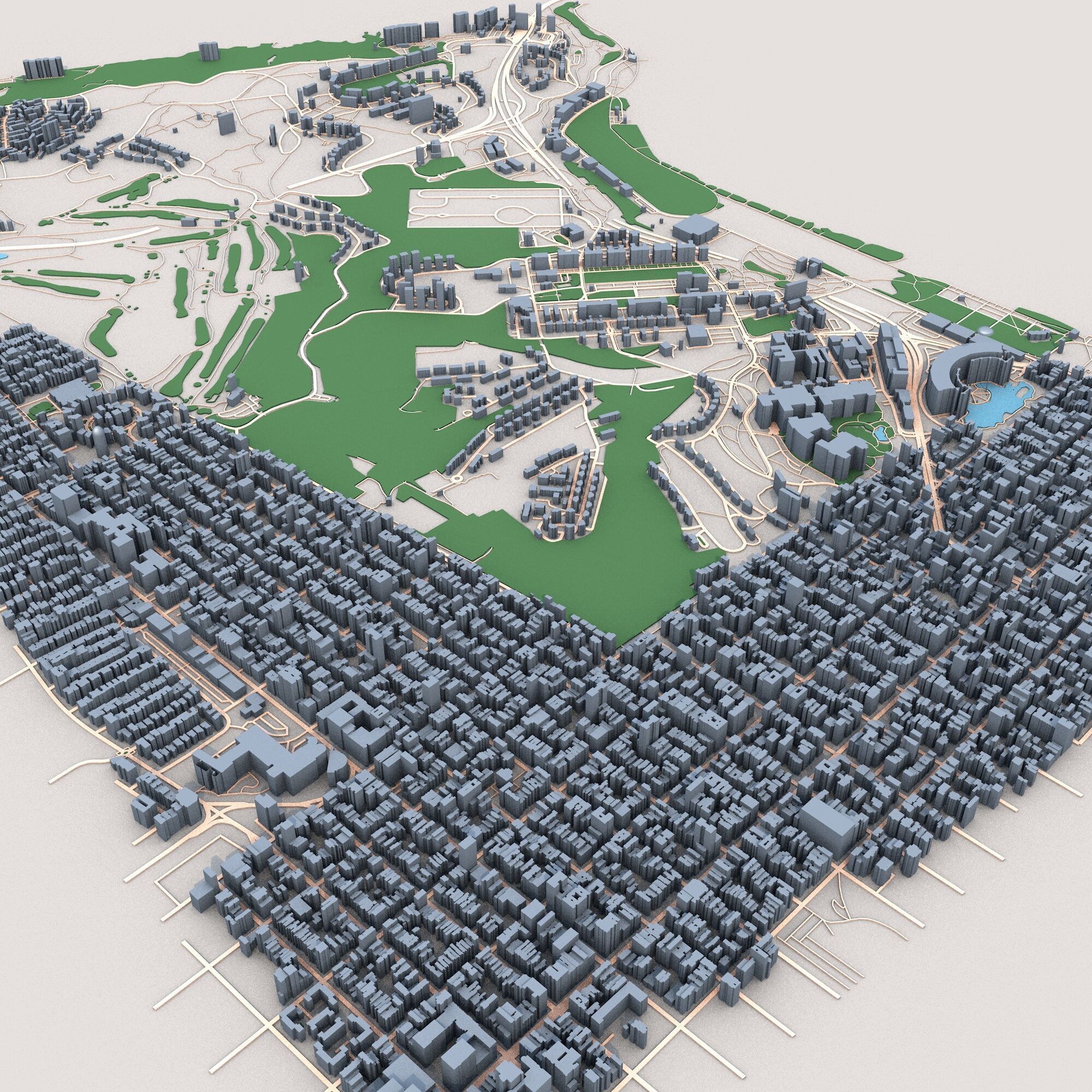 San Francisco City California 3D model_2