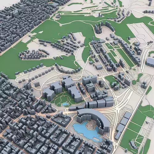 San Francisco City California 3D model