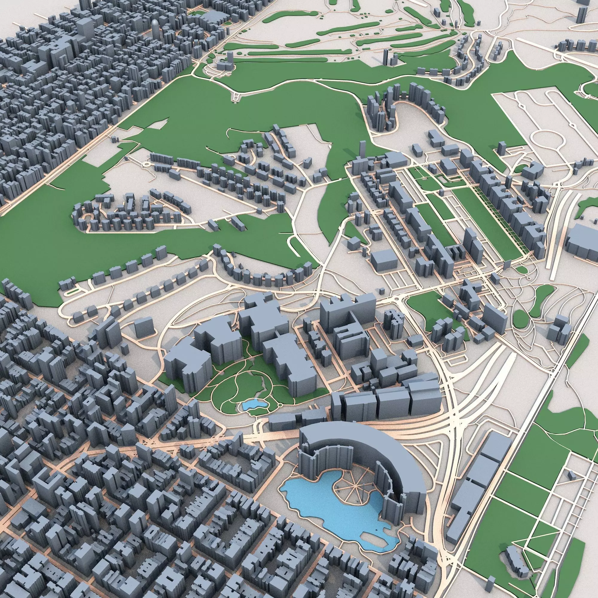 San Francisco City California 3D model_0