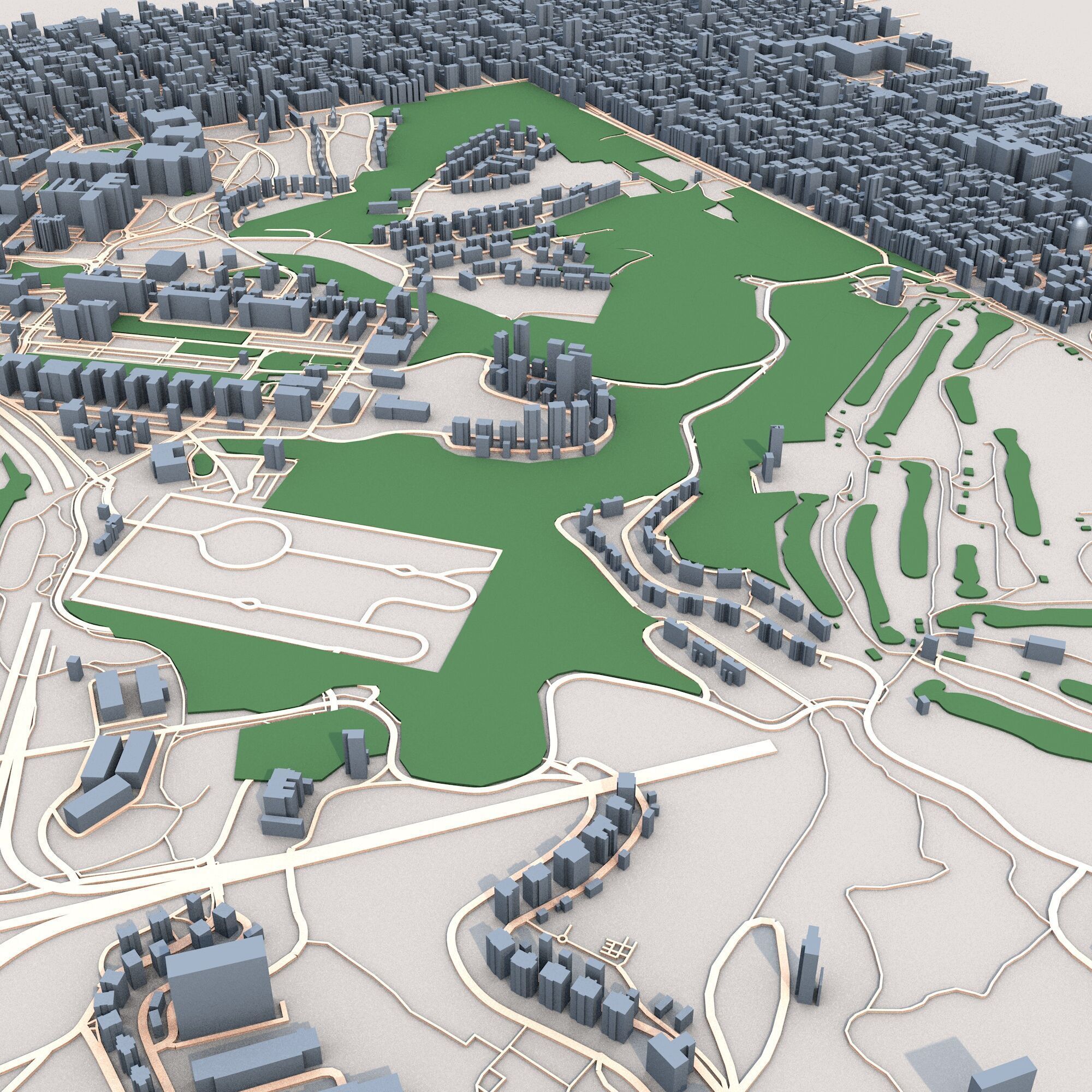 San Francisco City California 3D model_7