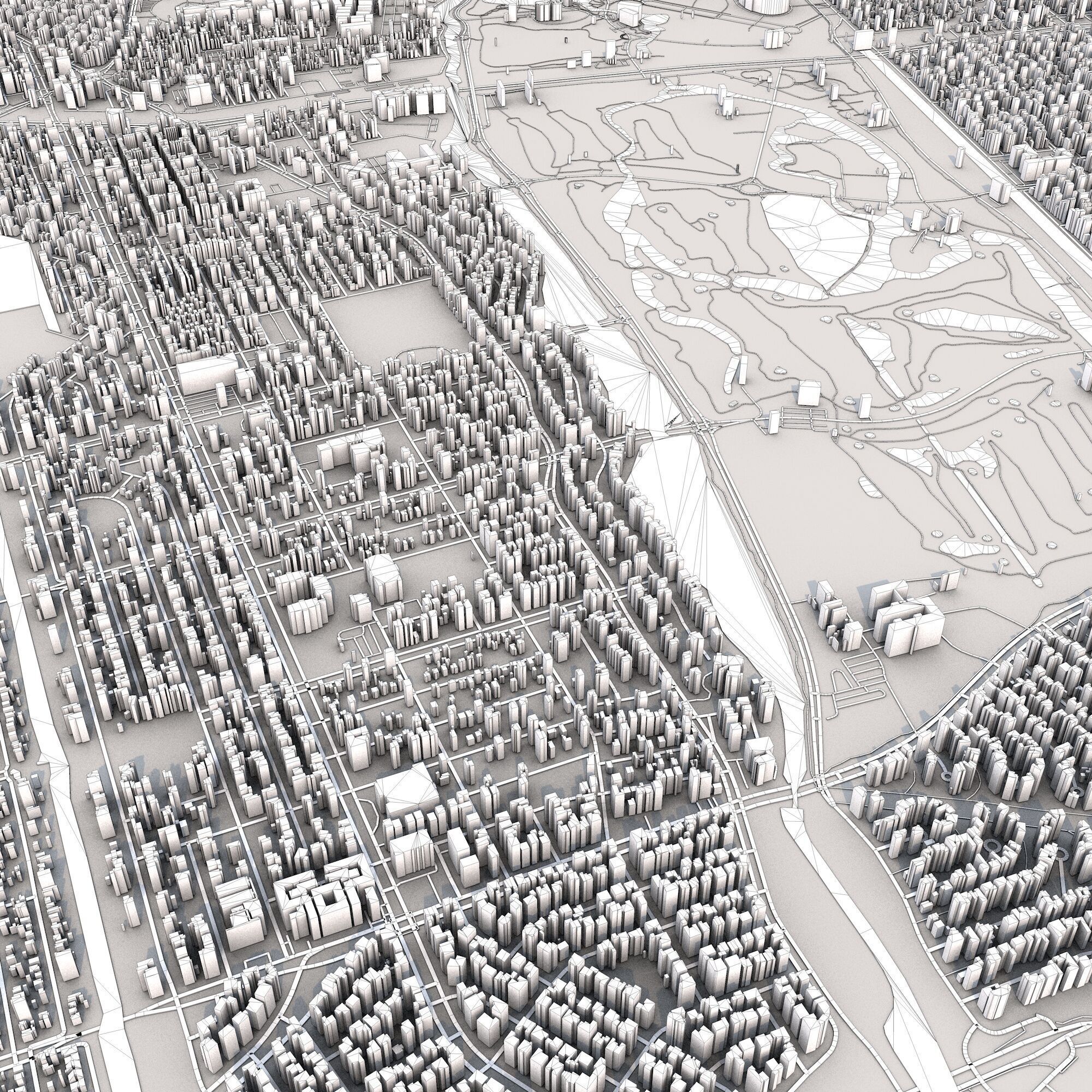 New Orleans City Louisiana USA 3D model_10