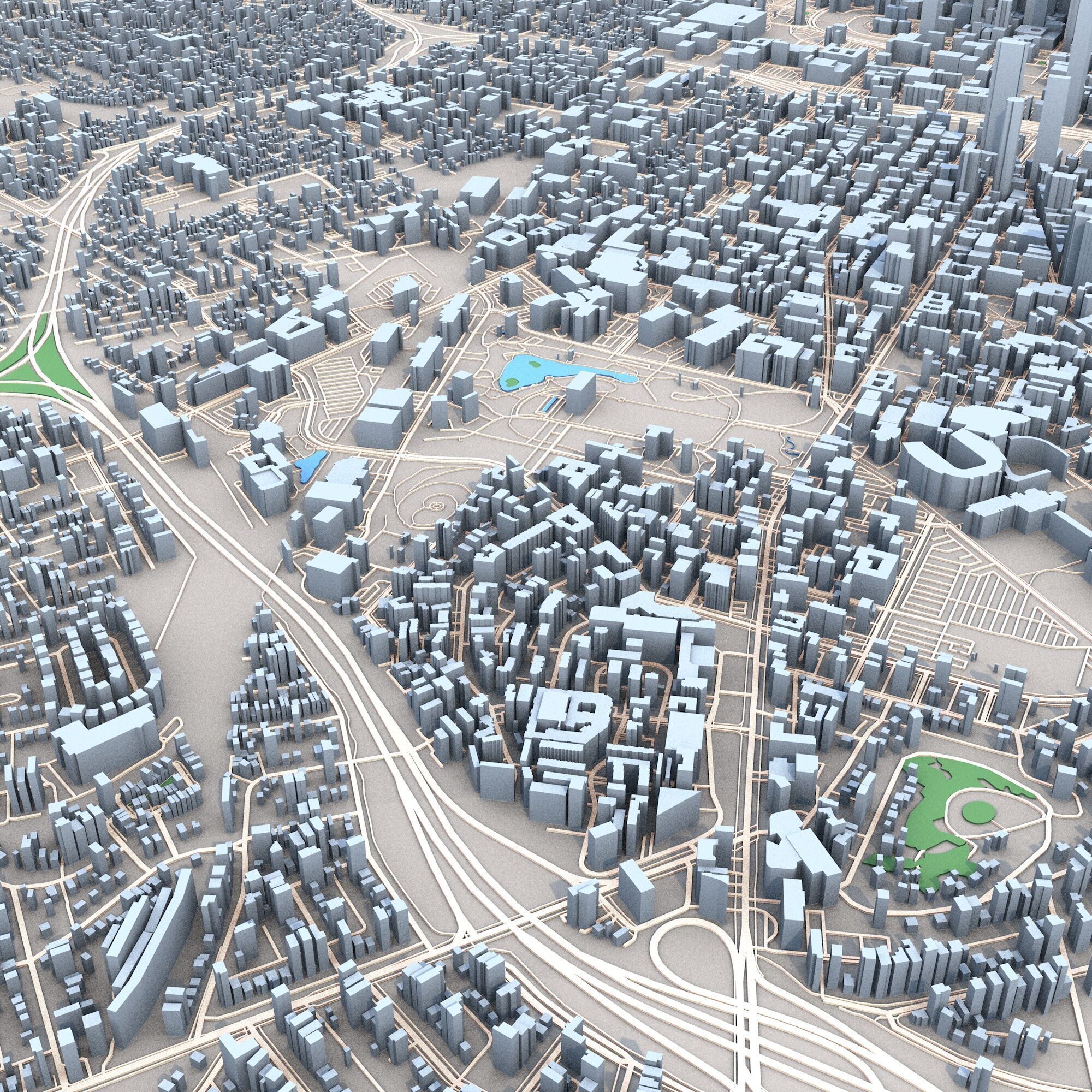 Nashville City Tennessee USA 3D model_6