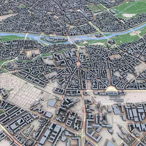 Munich City Germany 3D model