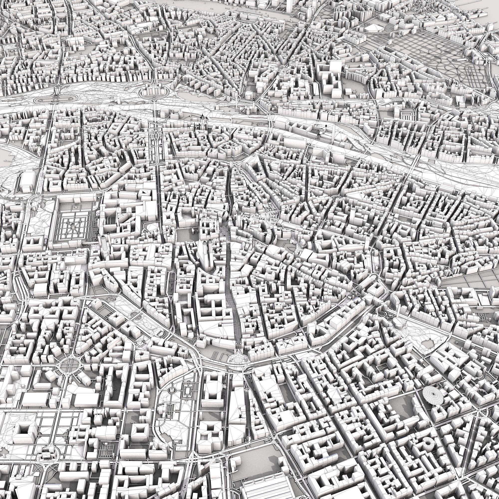 Munich City Germany 3D model_5